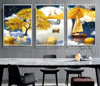 File gốc File tranh bộ hiện đại HD9252 cho in ấn và thiết kế