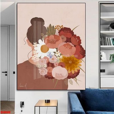 File tranh File tranh bộ hiện đại HD9395 (gốc) in trên kính