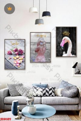 File gốc File tranh bộ hiện đại HD9457 (dành cho quảng cáo)