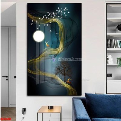 File gốc File tranh bộ hiện đại HD9466 (thiết kế) cho in ấn