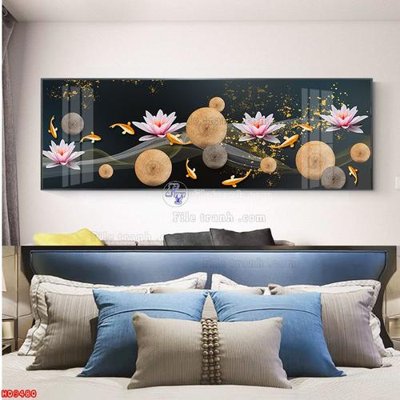 File in trần File tranh bộ hiện đại HD9480 (bản gốc) hoa văn