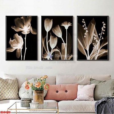 File gốc File tranh bộ hiện đại HD9497 (in mica) làm bảng hiệu