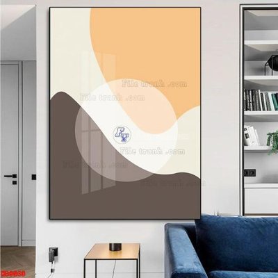 File tranh File tranh bộ hiện đại HD9503 (gốc) in vải canvas