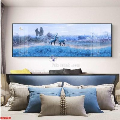 Download file gốc File tranh bộ hiện đại HD9508 (in mica) trang trí