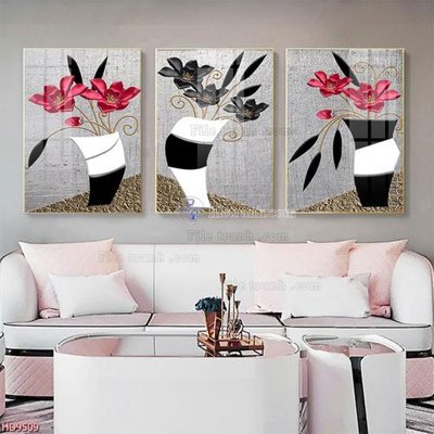 File PSD File tranh bộ hiện đại HD9509 (bản gốc) đã tách nền