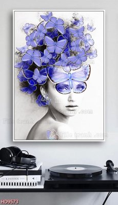 Tải file File tranh bộ hiện đại HD9573 (gốc) làm tranh treo tường