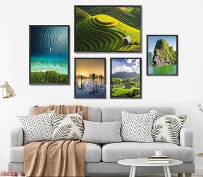 File gốc in ấn File tranh bộ hiện đại HD9580 độ phân giải cao