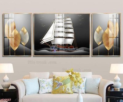 File in ấn File tranh bộ hiện đại HD9597 (bản gốc) từ file gốc