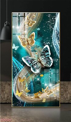 File PSD File tranh bộ hiện đại HD9599 (gốc) tách lớp chi tiết