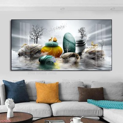 File tranh trang trí File tranh bộ hiện đại HD9696 (file gốc)