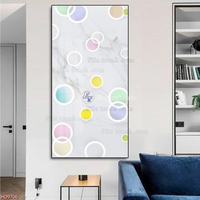 File tranh File tranh bộ hiện đại HD9706 (ảnh gốc) in trần 3D