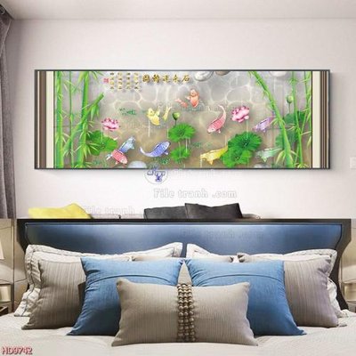 File in mica File tranh bộ hiện đại HD9742 (bản gốc) siêu trong