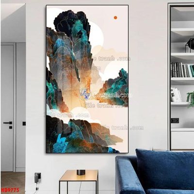 Tải file gốc File tranh bộ hiện đại HD9775 (in khổ lớn) không vỡ