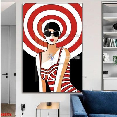 File in lụa File tranh bộ hiện đại HD9776 (hoa văn) File tranh bộ hiện đại HD9776