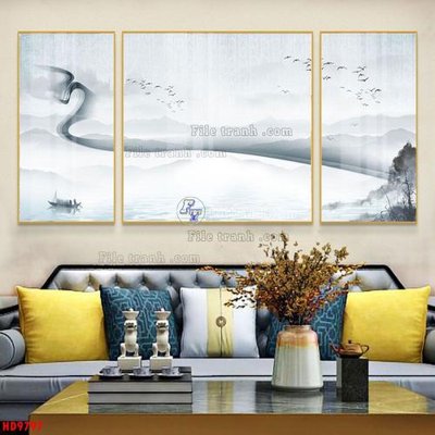 Download file File tranh bộ hiện đại HD9797 (chất lượng in ấn)