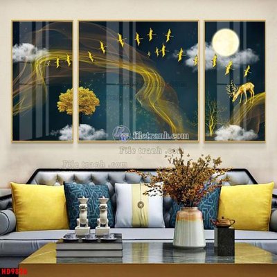 Mua file gốc File tranh bộ hiện đại HD9826 (in ấn) tại Filetranh.com