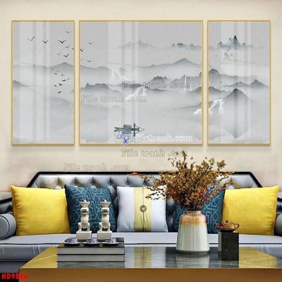 File gốc File tranh bộ hiện đại HD9856 cho in ấn và thiết kế