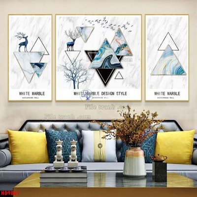 File gốc File tranh bộ hiện đại HD9861 (cho in ấn) từ Filetranh.com