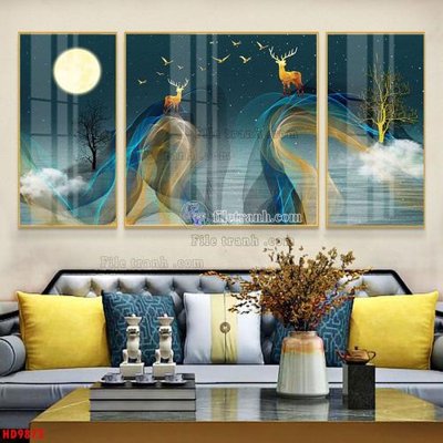 Tải file gốc File tranh bộ hiện đại HD9873 (bản PSD) chỉnh sửa được