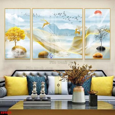 File tranh File tranh bộ hiện đại HD9875 (ảnh gốc) không bị mờ