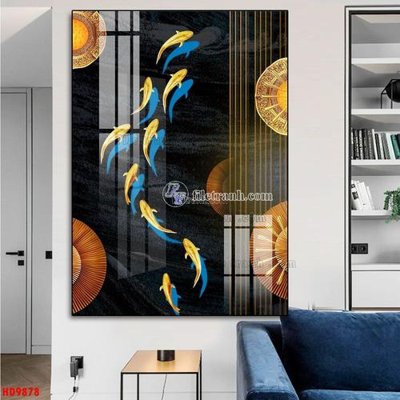 File in ấn File tranh bộ hiện đại HD9878 (bản gốc) cao cấp