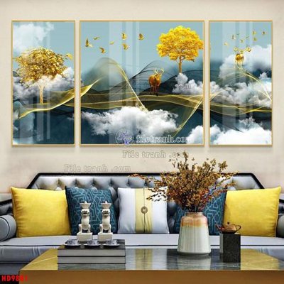 Tải file File tranh bộ hiện đại HD9881 (gốc) in ấn ngay lập tức