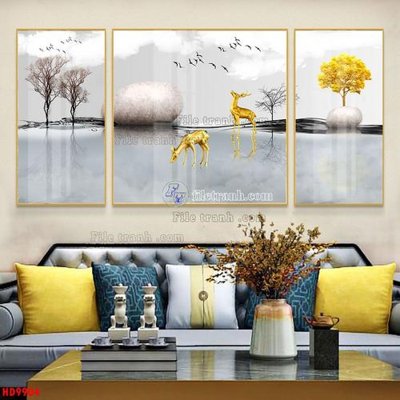 Tải file gốc File tranh bộ hiện đại HD9904 (bản PSD) gốc