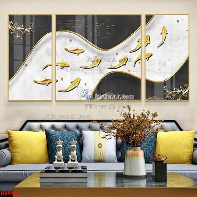 File gốc File tranh bộ hiện đại HD9913 (cho in UV) siêu nét