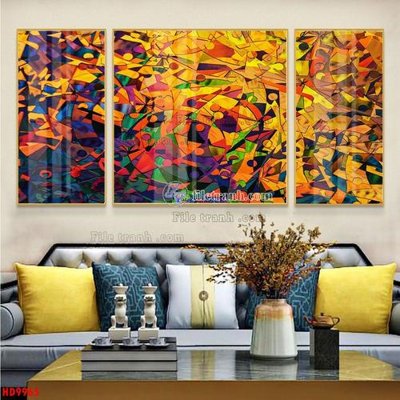 File in trần File tranh bộ hiện đại HD9965 (bản gốc) trời sao