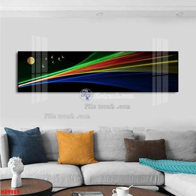 Download file gốc File tranh bộ hiện đại HD9989 (in mica) trang trí