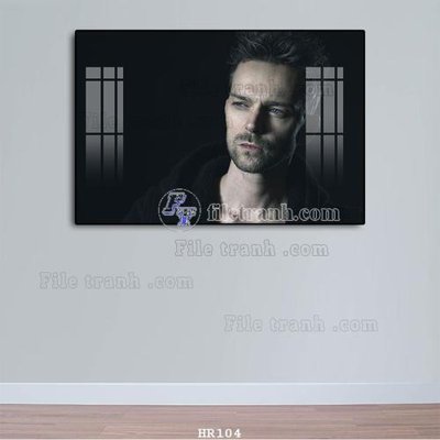 File tranh File tranh quán cắt tóc HR104 (gốc) in film