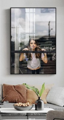 File gốc File tranh quán cắt tóc HR118 (in lụa) họa tiết 3D