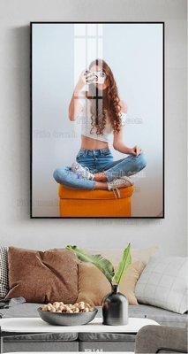 File gốc File tranh quán cắt tóc HR148 (in tráng gương) ốp tường