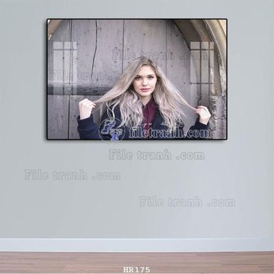 File tranh gốc File tranh quán cắt tóc HR175 (bản đẹp) độc quyền