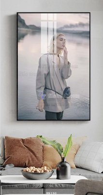 File in trần File tranh quán cắt tóc HR190 (bản gốc) đại dương