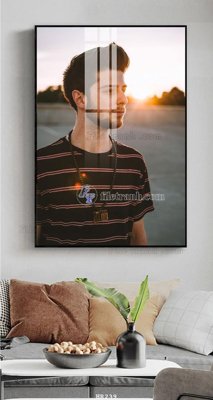 Hình ảnh gốc File tranh quán cắt tóc HR239 (để in khổ lớn)