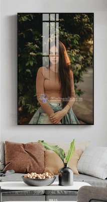 File ảnh File tranh quán cắt tóc HR25 (gốc) in backdrop sự kiện