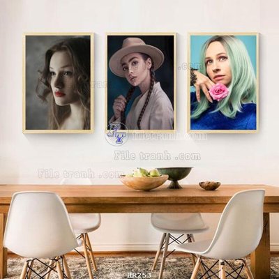 File tranh File tranh quán cắt tóc HR253 (gốc) chủ đề động vật