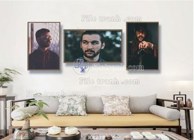 File PSD File tranh quán cắt tóc HR276 (gốc) cho designer