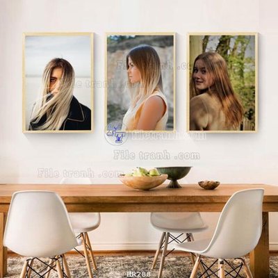 File gốc File tranh quán cắt tóc HR288 (in lụa) họa tiết 3D