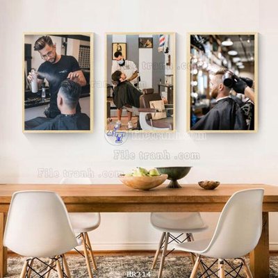 Tải về hình ảnh gốc File tranh quán cắt tóc HR314 sắc nét