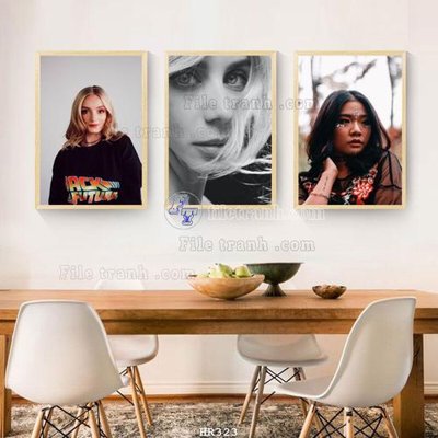 File ảnh File tranh quán cắt tóc HR323 (gốc) in PP, decal