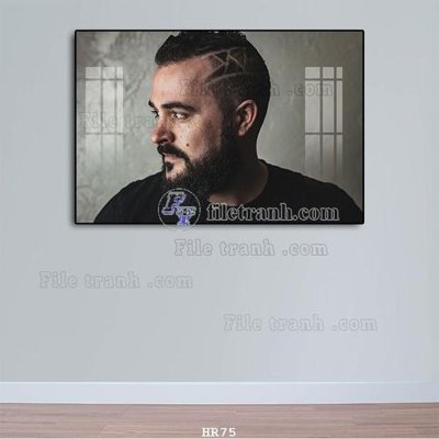 File gốc File tranh quán cắt tóc HR75 (in mica) làm bảng hiệu