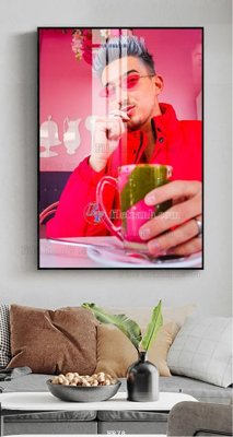 File in ấn File tranh quán cắt tóc HR78 (bản gốc) cao cấp