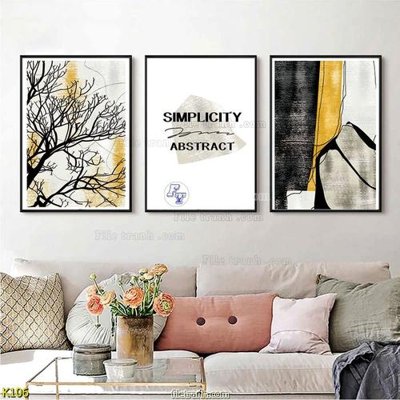 File tranh File tranh treo hiện đại K106 (bản gốc) treo tường