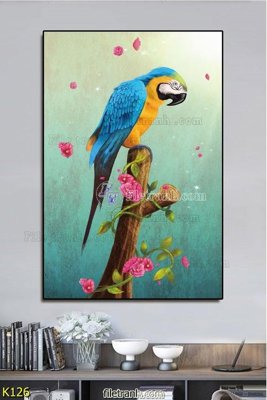 File ảnh File tranh treo hiện đại K126 (gốc) cho trang trí nhà hàng