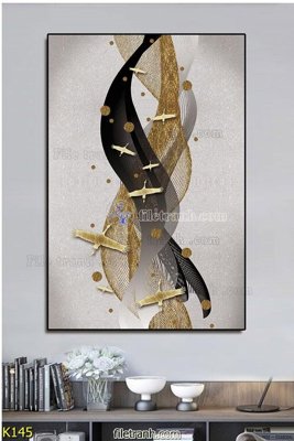 File gốc File tranh treo hiện đại K145 (cho in UV) siêu nét