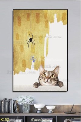 File tranh File tranh treo hiện đại K153 (gốc) chủ đề động vật
