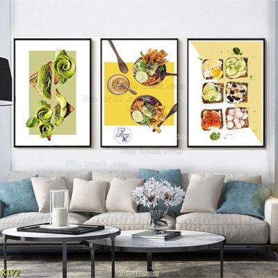 Tải file File tranh treo hiện đại K172 (gốc) làm tranh trang trí