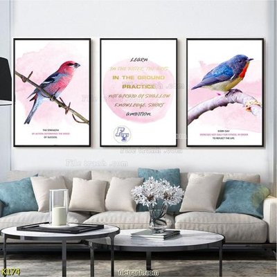 File gốc File tranh treo hiện đại K174 (in mica) cắt laser